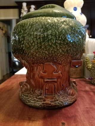 Vintage Keebler Elf Tree House Cookie Jar 1981 Keebler Company Ceramic 10 " X 8 "