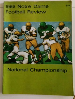 1966 Notre Dame Football Review,  National Championship