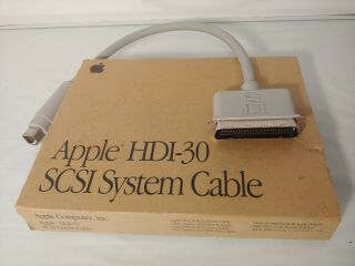 Apple Macintosh Powerbook Hdi30 To Centronics 50 Scsi Cable 590 - 0717 - A