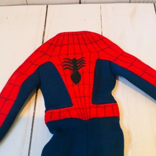 Vintage 1960 ' s Ideal Captain Action Spider - Man Outfit & Belt Spiderman 3