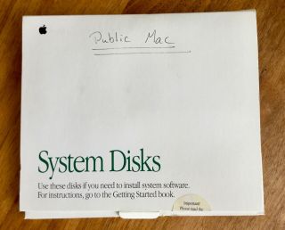 Apple System 7.  1 Install Disks With Folder