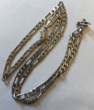 Vintage Sterling Silver Chain Necklace 925 Neck Chain 50cm 19.  75 Inch Jewellery