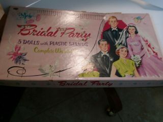 Vintage Bridal Party Paper Dolls 1950 