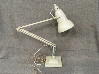 Vintage Herbert Terry Anglepoise Lamp Cream (needs Re - Wiring)