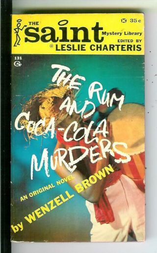 The Rum And Coco - Cola Murders,  Saint Mystery Lib 14 Crime Pulp Vintage Pb