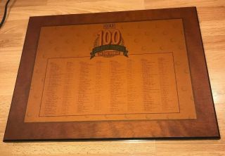 Golf Magazine’s 100 Greatest Courses In The World Wooden Wall Plaque Hanging Vtg