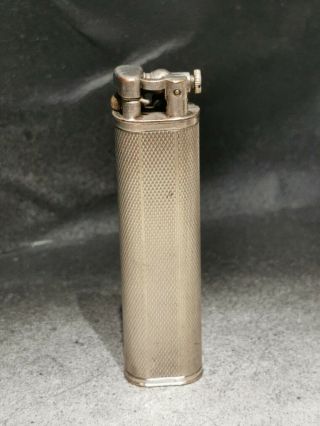Vintage Silver Plated Dunhill Sylphide Petrol Lighter