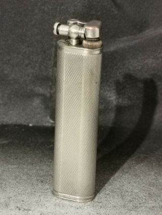 Vintage Silver Plated Dunhill Sylphide Petrol Lighter 2