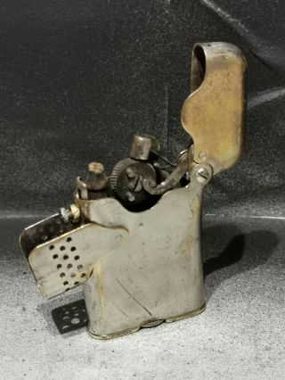Vintage 1920s Thorens Push Button Windguard Petrol Lighter