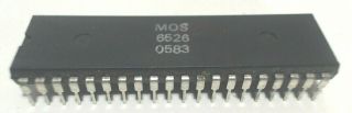 Mos (6526) Cia Dip 40 - Pin Ic Chip For Commodore 64