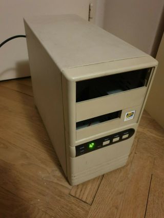 Very Old At Switching Case,  Without Power Supply,  Retro Pc 286,  386,  486,  Mhz Display