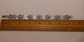 Vintage Sterling Silver Bracelet 11.  6 Grams