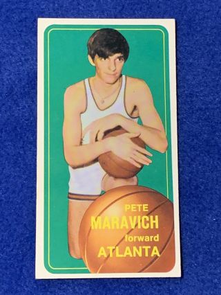 1970 - 71 Topps Basketball 123 Pete Maravich Rookie Rc Authentic Centered Sharp