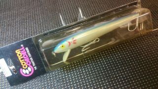 Vintage 1984 Nib Cotton Cordell Red Fin Lure 7 " White Blue Back C1020
