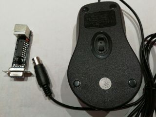 Amiga,  C64 And Atari Ps/2 Mouse Adapter With Optical Mouse