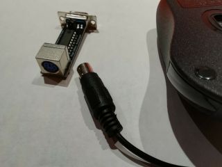 Amiga,  C64 and Atari PS/2 mouse Adapter with Optical mouse 2