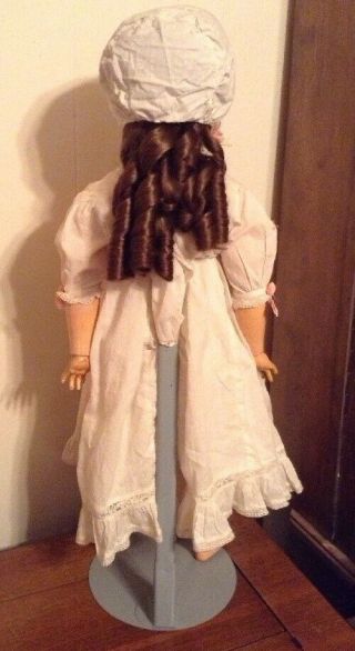 Antique German Doll 28 Inches Tall Schoenau & Hoffmeister 3