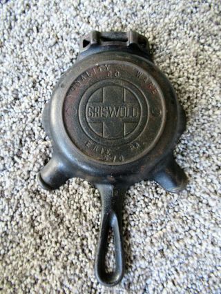 Vintage Griswold Ashtray 570,  Cast Iron,  Erie Pa Quality Ware 00,  Large Block
