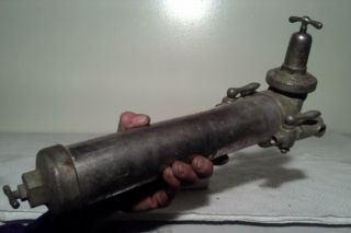 Antique Vintage Air Compressor Devilbiss Regulator Toledo Hl Folk Art Steampunk
