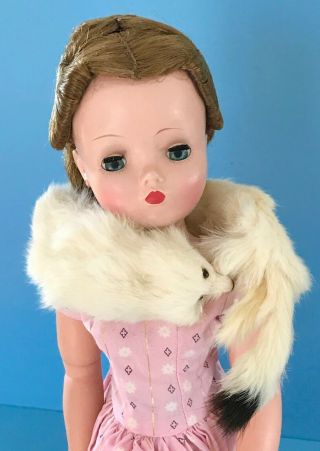 Vintage Fur Stole Fur Madame Alexander Cissy Doll Toni Miss Revlon