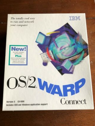 Os/2 Warp Connect, .  Version 3 W/cd - Rom.  Bonus Pak 10h9810