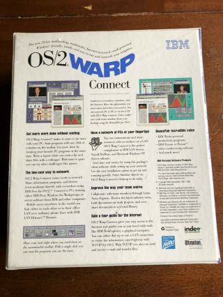 OS/2 WARP Connect, .  Version 3 W/CD - ROM.  Bonus Pak 10H9810 2