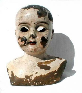 Antique Minerva,  Germany Tin Doll 