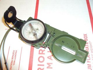 Vietnam War Vintage Us Army Military Compass Model 3h In Soft Case Excel Cond