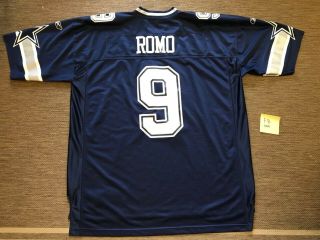 Men’s Adult Vintage Tony Romo Nfl Cowboys Dallas Jersey Size 2xl Football