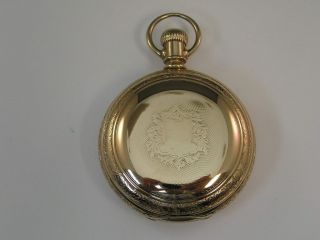 Vintage Waltham Pocket Watch Hunter Case 18 Size Wm Ellery Quality 1888 55mm