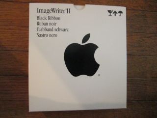 6 Apple Imagewriter I Ii (1 & 2) A2m0077 Black Ribbons