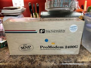 Prometheus Promodem 2400g 300/1200/2400 Baud Modem Serial Rs - 232 Interface