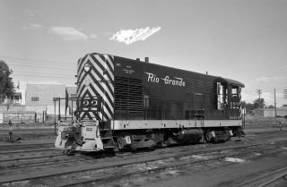 D&rgw Denver & Rio Grande Western Railroad B/w Negative 122 H - 10 - 44