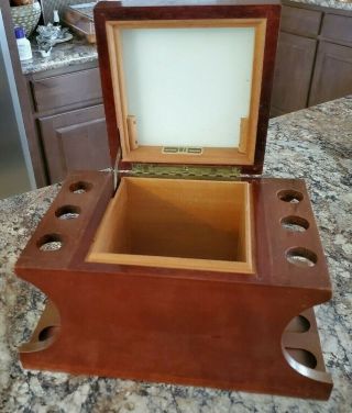 Vintage Dunhill London York Pipe Tobacco Humidor Pipe Stand