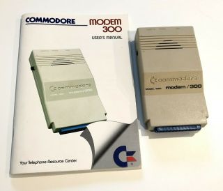 Commodore 64 / Sx64 / 128 / Vic - 20 Modem 300 - Model 1660