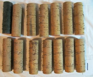 14 Antique Concert Roller Organ Cobs Music Song Cylinders 2