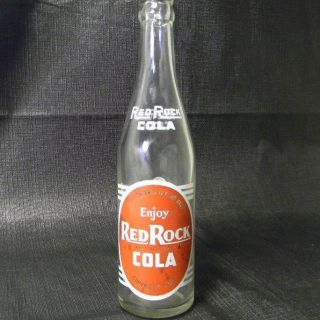 Vintage Red Rock Cola Soda Bottle Louisville Ky 12oz