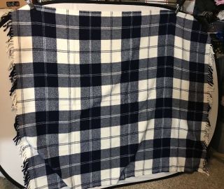 Vintage Faribo Blanket 55 X 68” Stadium Blanket Usa Easy Care