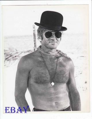 Robert Redford Barechested Vintage Photo Little Fauss And Big Halsy