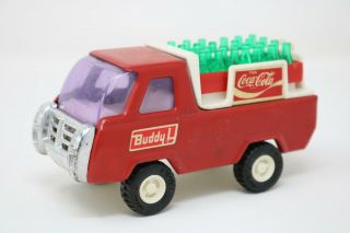 Vintage Coca - Cola Coke Metal Red Delivery Pick - Up Truck Buddy L Corp Japan