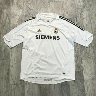 Real Madrid Siemens Adidas Home Football Shirt Jersey Men 