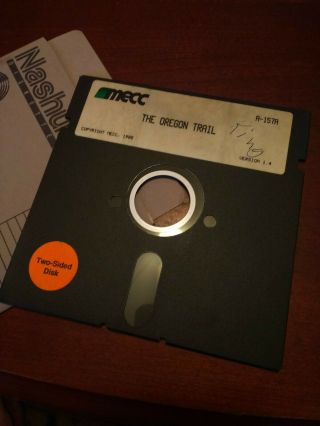 MECC Oregon Trail Apple II IIe 5.  25 