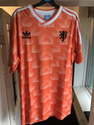 1988 Netherlands Home Football Soccer Shirt Jersey Retro Vintage Holland Size L