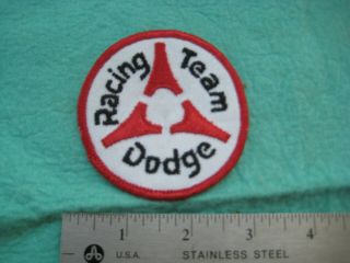Vintage Dodge Racing Team Service Dealer Uniform Patch