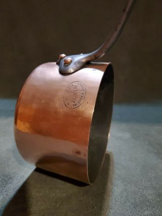 Antique French Copper Sauce Pan Small