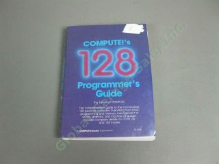 Vintage 1985 Commodore Compute S 128 Programmers Users Guide Book Spiral Bound