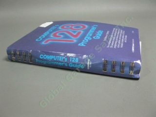 Vintage 1985 Commodore Compute s 128 Programmers Users Guide Book Spiral Bound 3