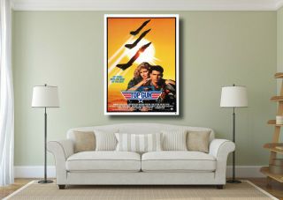 Top Gun Classic Vintage Tom Cruise Movie Large Wall Art Poster Print - A0 A1 A2