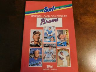 1988 Atlanta Braves Baseball Collectible Card Book - By Topps & Surf