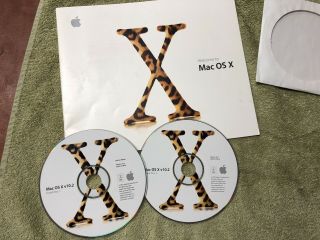 Macintosh Operating System Install Cd : Mac Os X 10.  2 (2 Disc Set) With Docs